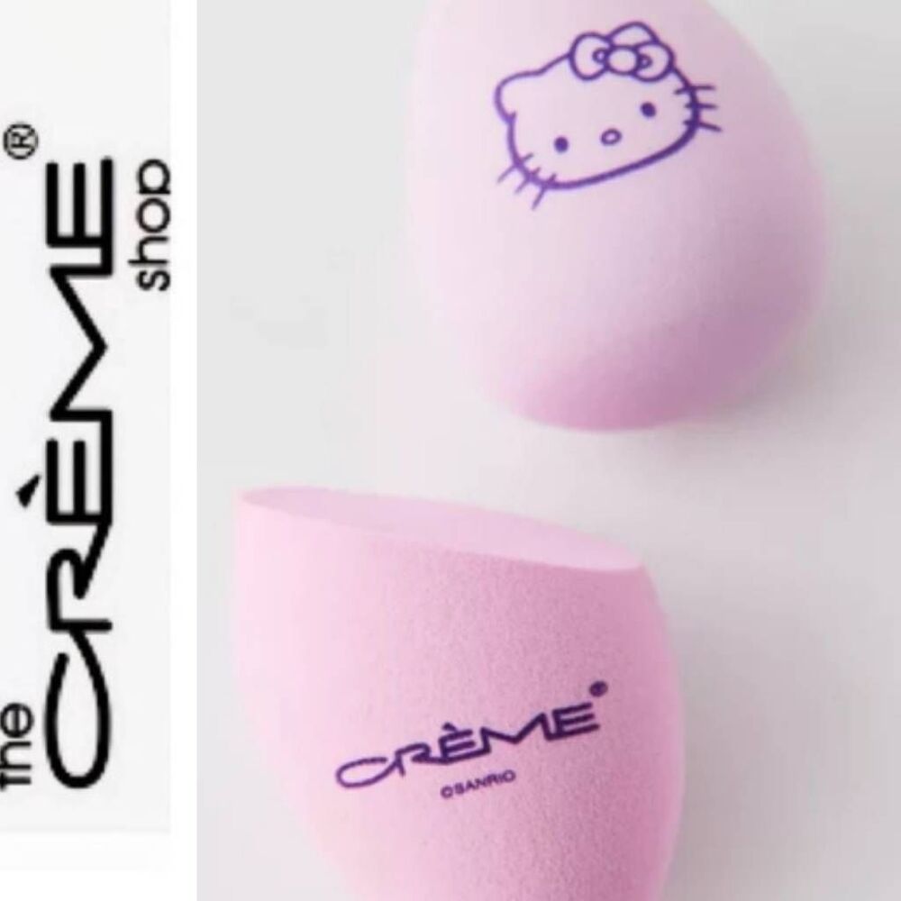 Theβ CrΓ¨me Shop X Hello Kitty Studio Flawless Finish Makeup Blending Sponge Set